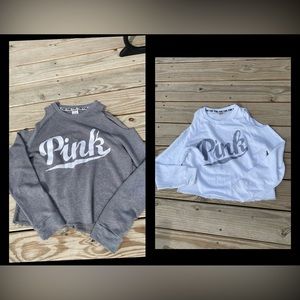 (2) PINK Victoria Secret Summer Sweater’s